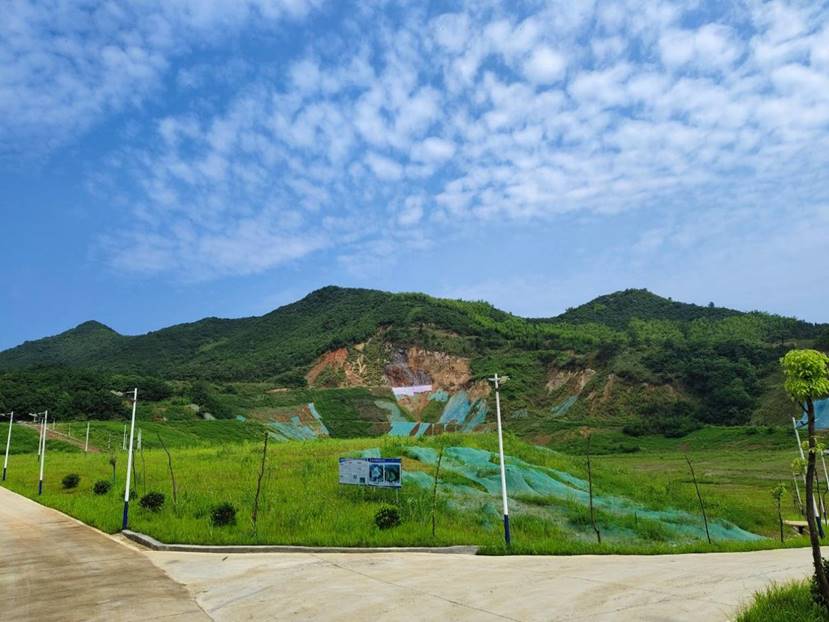 銅山、前山露天采坑復墾項目完成